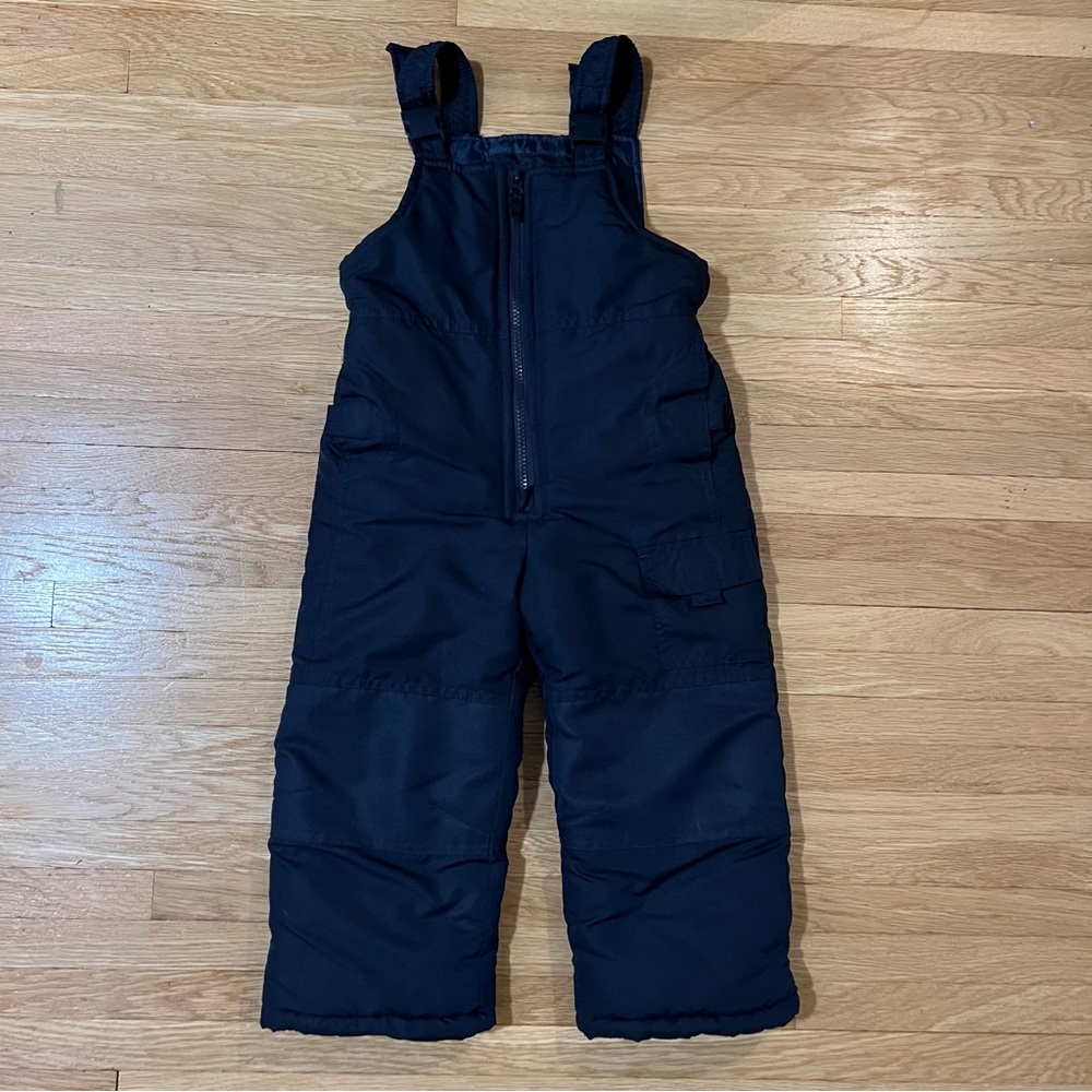 Toddler Kids Navy Snow Bib Overalls